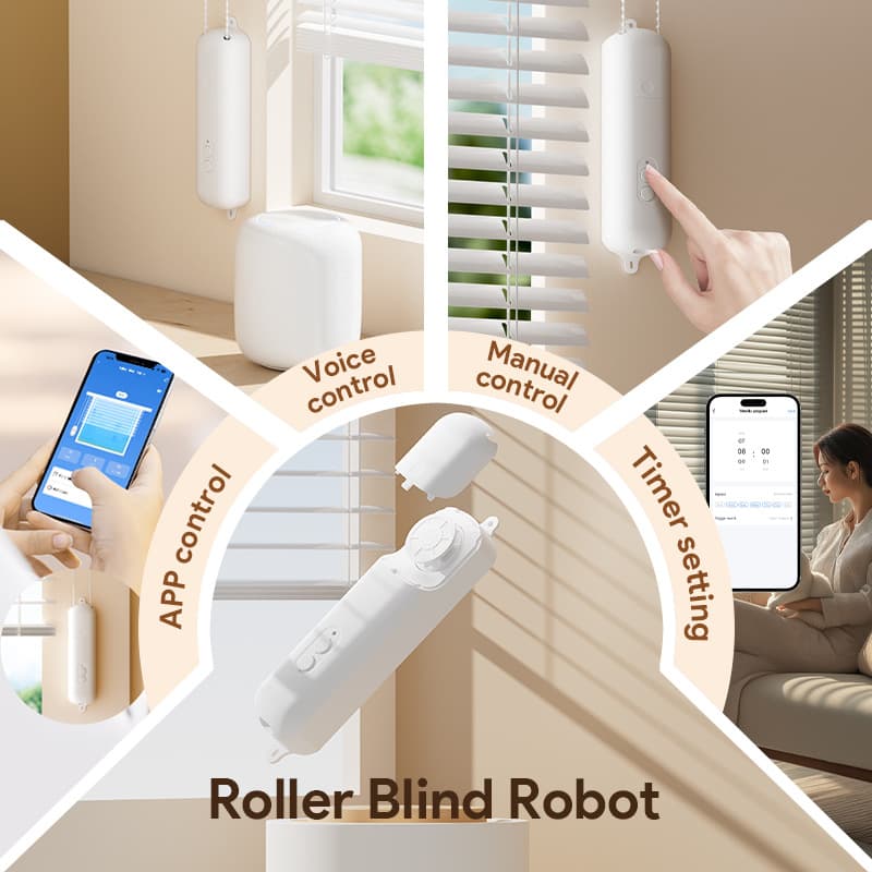Cross-border Electric Curtain Roller Blinds Remote Control Curtain Motor Smart Home Corded Roller Blind Motor