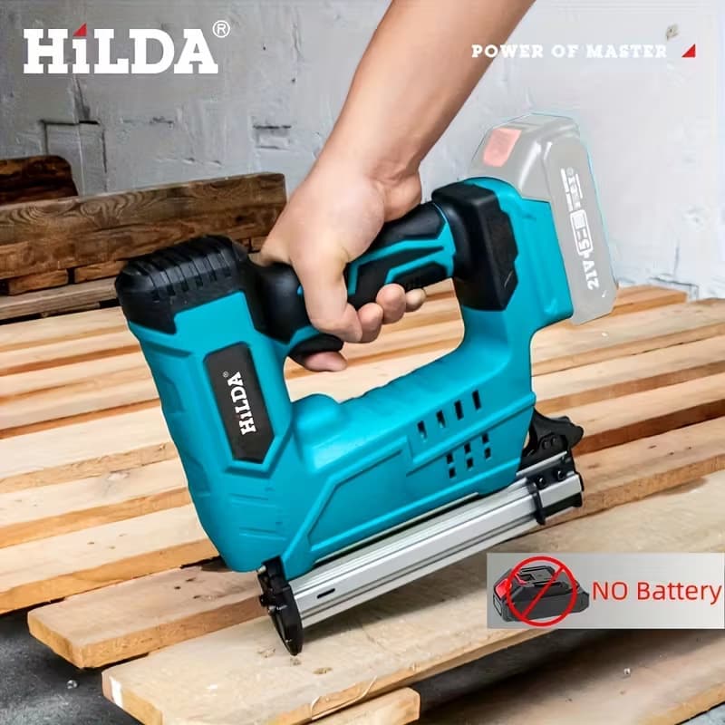 Cross-Border Lithium Battery Nail Gun Portable Household Rechargeable Electric F30 Straight Nail Gun 21V Woodworking Nail Gun