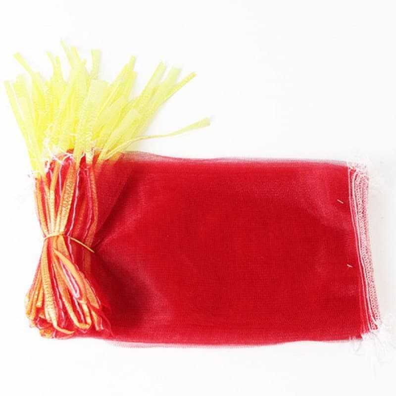 Sweet potato mesh bags for 10 jin, yam yellow and red mesh bags, drawstring mesh bags for ten jin apples and potatoes