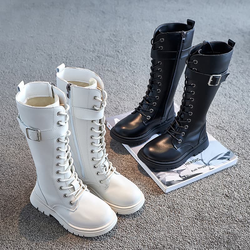 Girls' Over-the-Knee Boots for Autumn and Winter, Fashionable Princess High-Top Boots for Runway and Performance