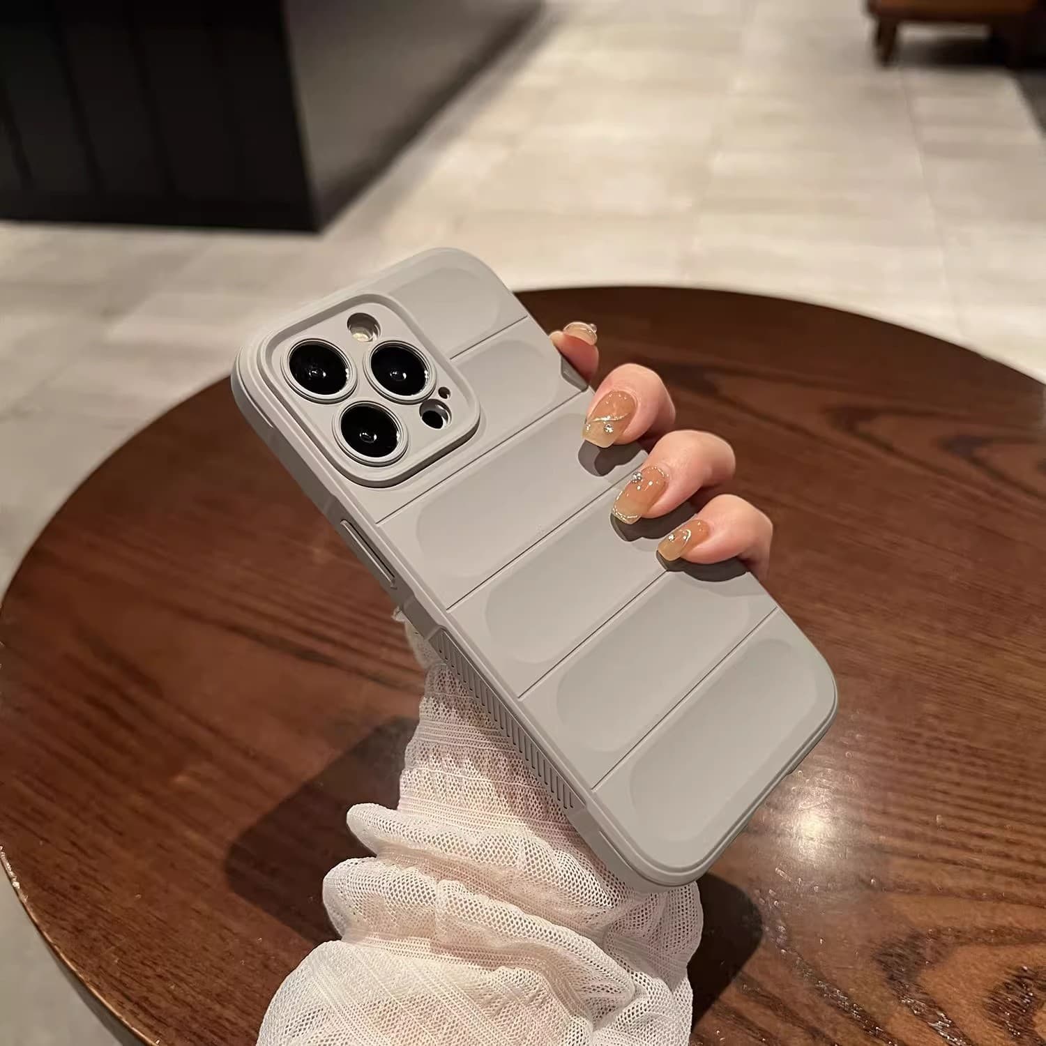Shockproof and Drop-Proof Apple 15 Phone Case with Full Lens Coverage, Compatible with iPhone 14 Silicone 13 Pro Max Soft Protective Cover