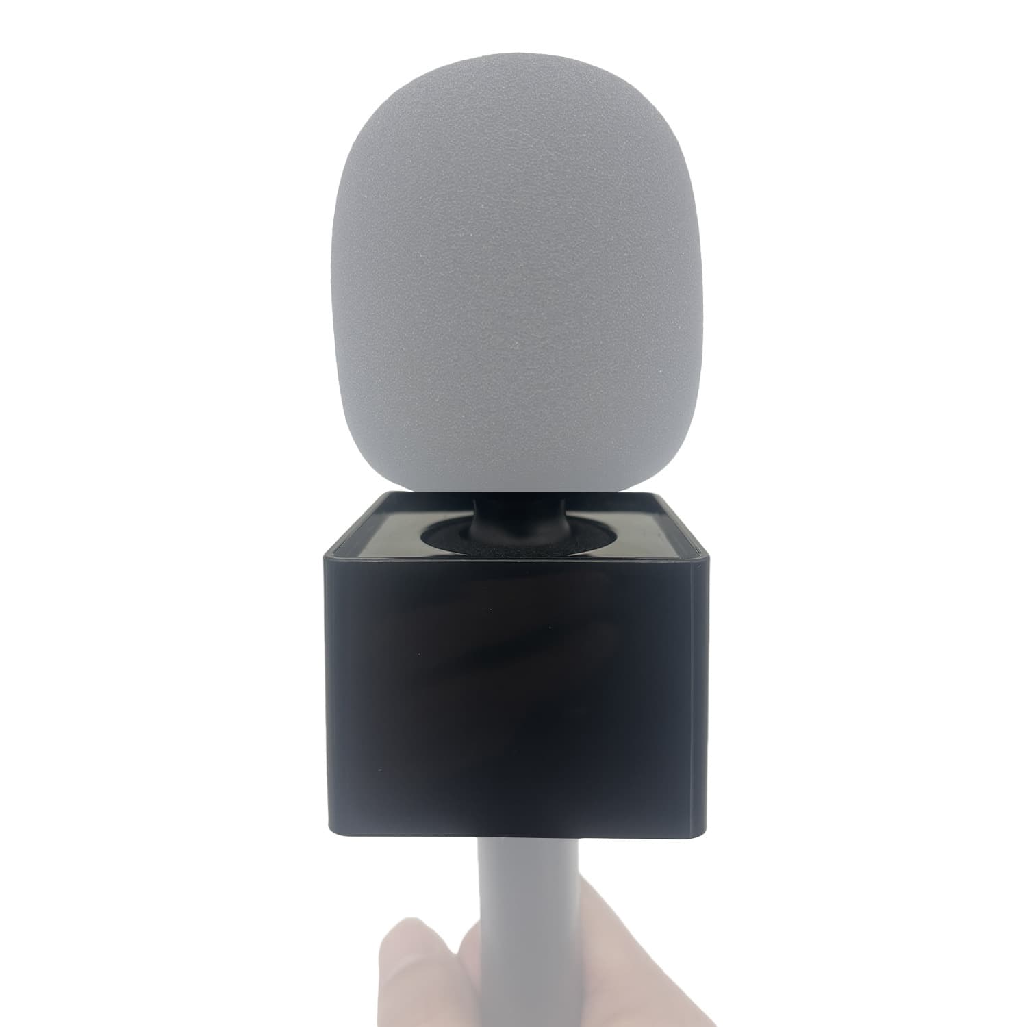 Suitable for RODE, DJI, Boya handheld microphone logo TV media interview ABS microphone stand logo