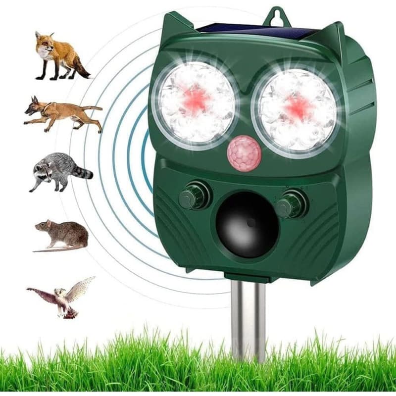2026 New Cross-border Drop Shipping Solar Animal Repeller Ultrasonic Repeller Motion Repeller