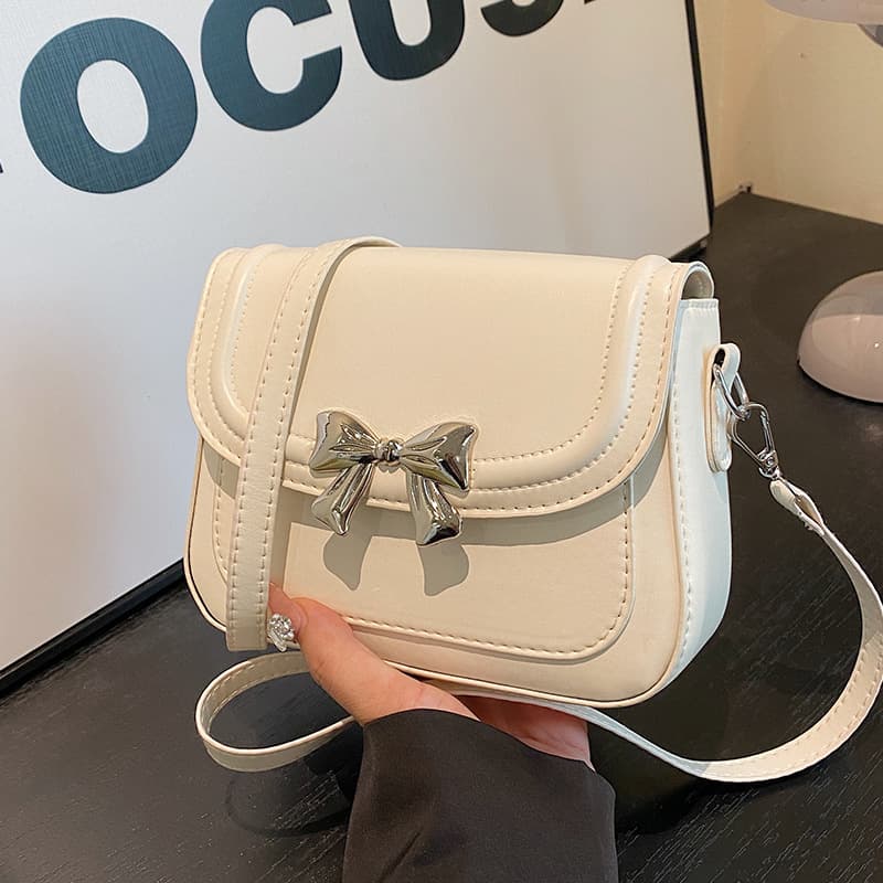Advanced Niche Bow Bag Women 2025 New Fashion Crossbody Bag Women Stylish Versatile Shoulder Small Square Bag Women