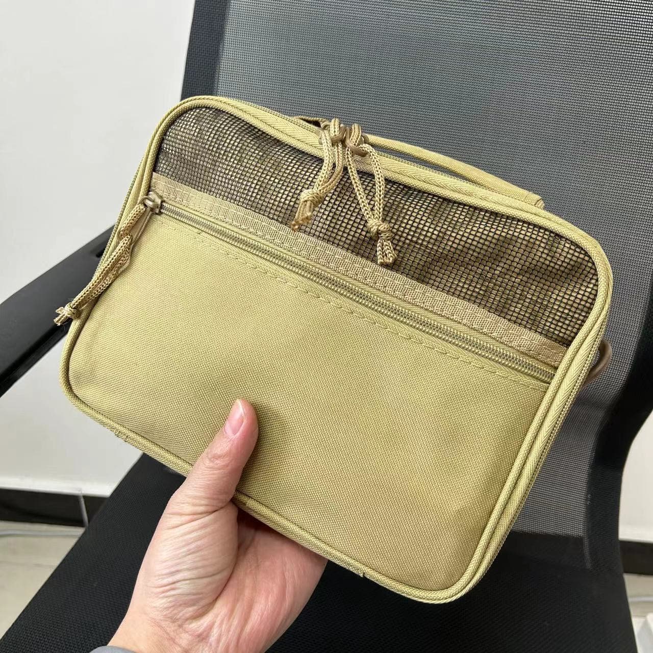 Tactical Toiletry Bag, Hanging Folding Travel Military Bag, Multi-Functional Tool Bag, Outdoor Storage Bag, Portable Handbag
