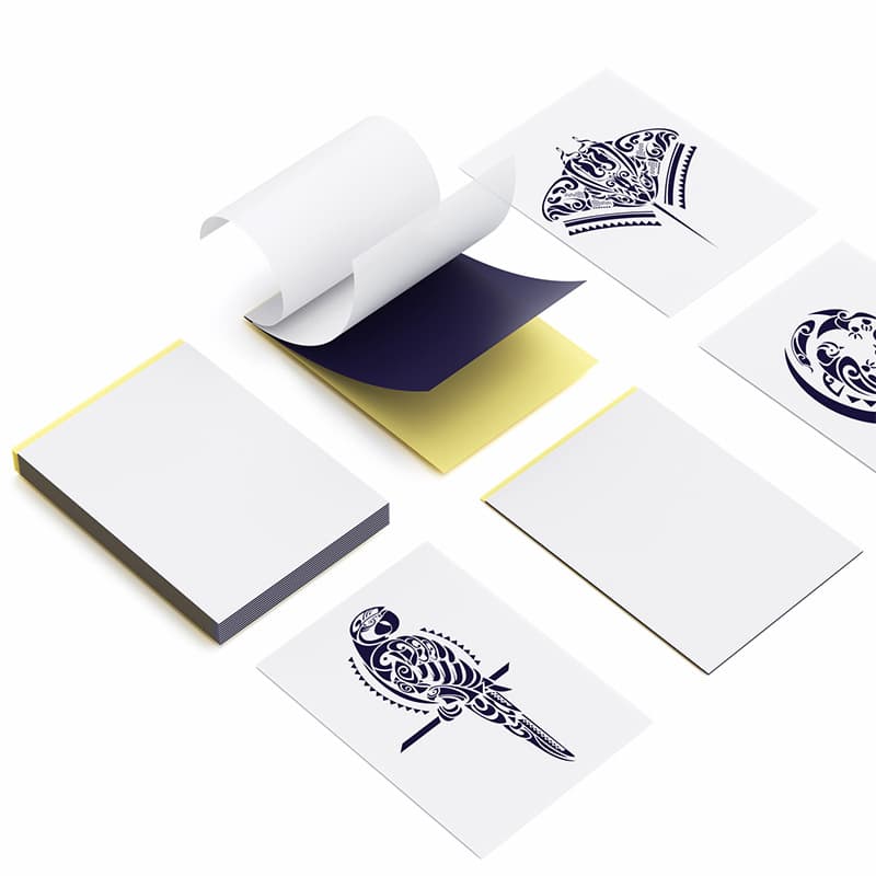 Tattoo Transfer Paper Consumables, Special for Transfer Machine, No Hand Drawing Needed, Four-Piece Tattoo Transfer Paper, Tattoo Supplies for Cross-Border