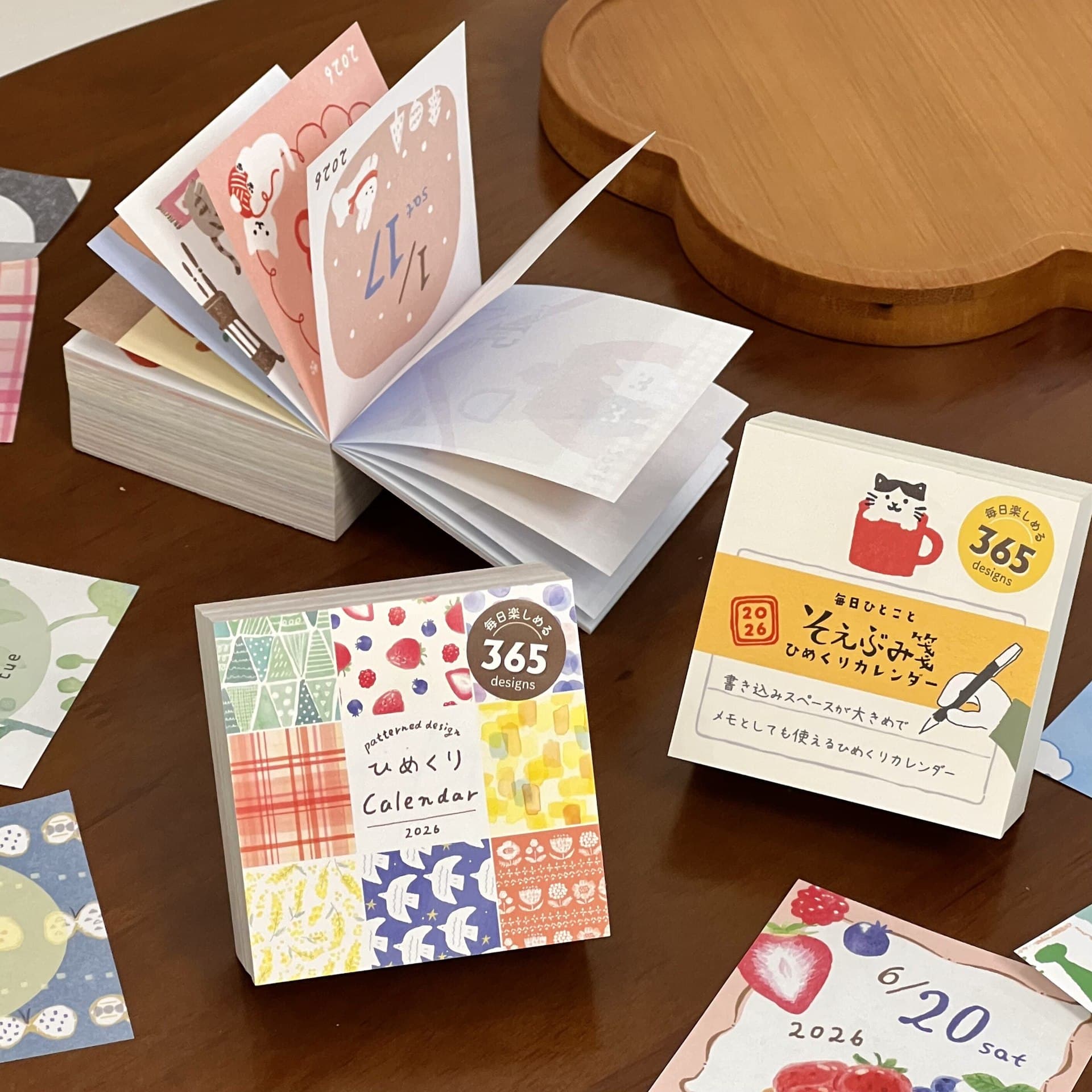 2026 Furukawa Limited Edition Mini Calendar 365 Days Daily Tear-Off Page Desk Calendar Planner DIY Materials