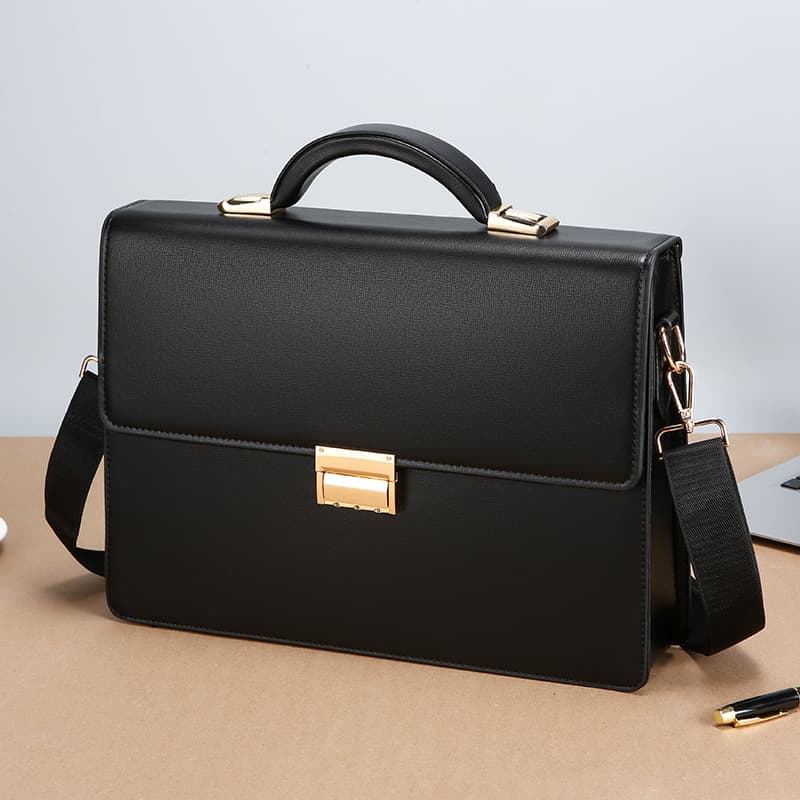New password lock men's briefcase portable business men's bag business official bag large capacity file bag shoulder bag