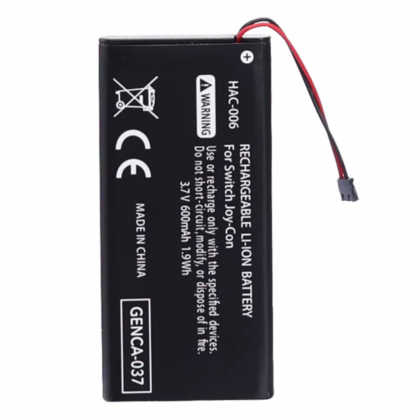 Compatible with NS built-in large capacity battery for Switch controller JoyCon left and right controller battery HAC-006