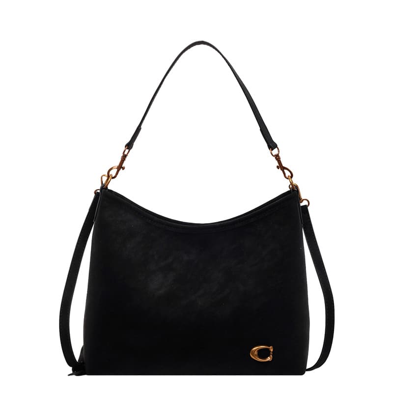Vintage Matte Handbag for Women 2026 New Style Luxury Fashion Underarm Bag Crossbody Bucket Bag