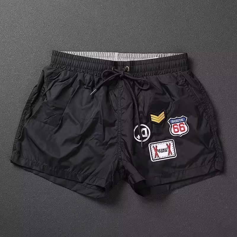 Clearance leakage~Foreign trade withdrawal of thin quick-drying beach shorts men's summer fitness sports swimming shorts