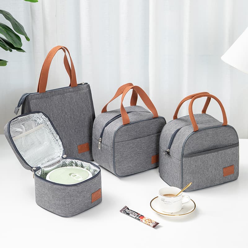 Korean Style Handheld Insulated Lunch Bag, Office Lunch Bag, Thermal Lunch Tote, Fresh-Keeping Thickened Aluminum Foil Picnic Bag