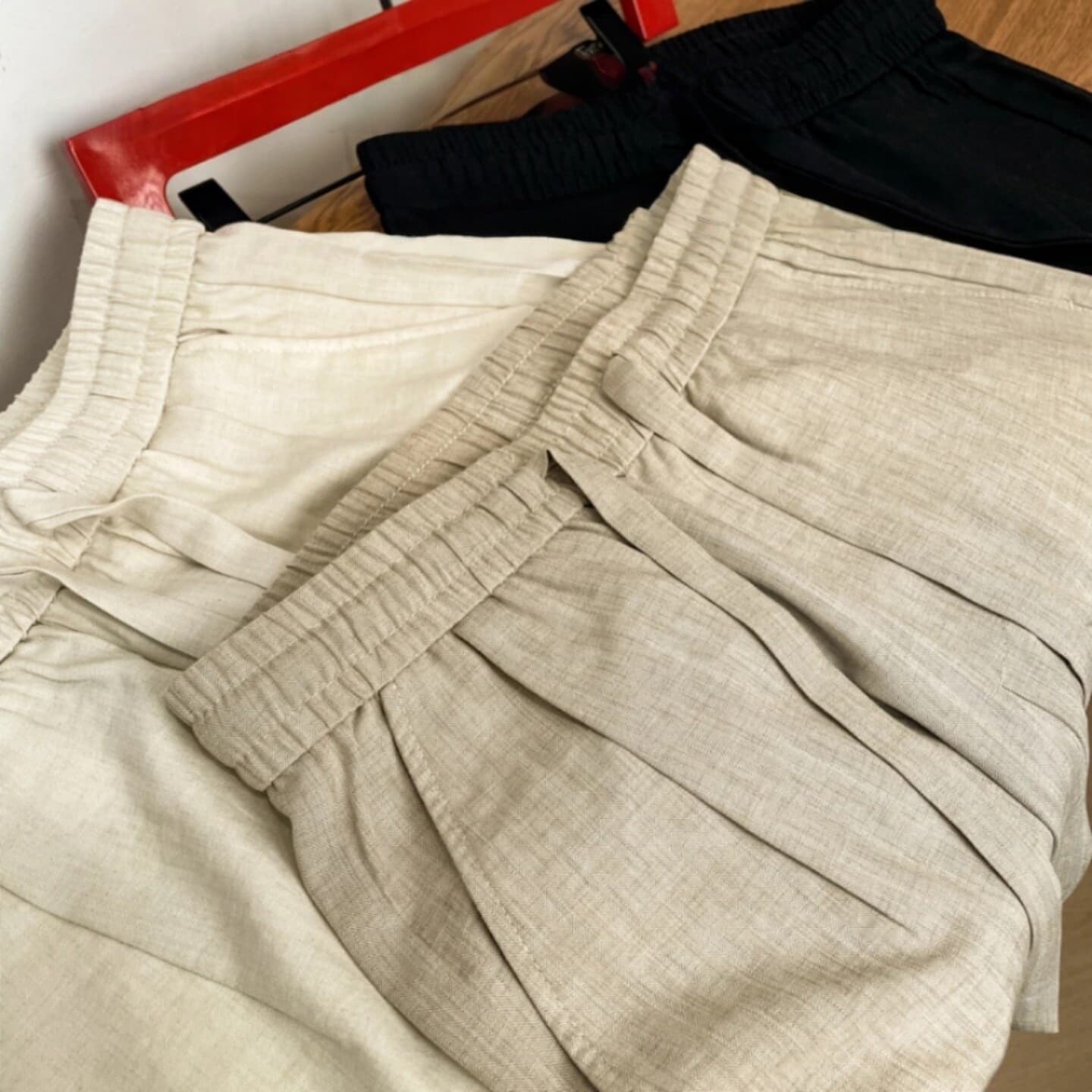 King Acetate Tencel Linen Summer Versatile Breathable Draped Loose Men's Casual Pants Light Luxury Quality Casual Pants