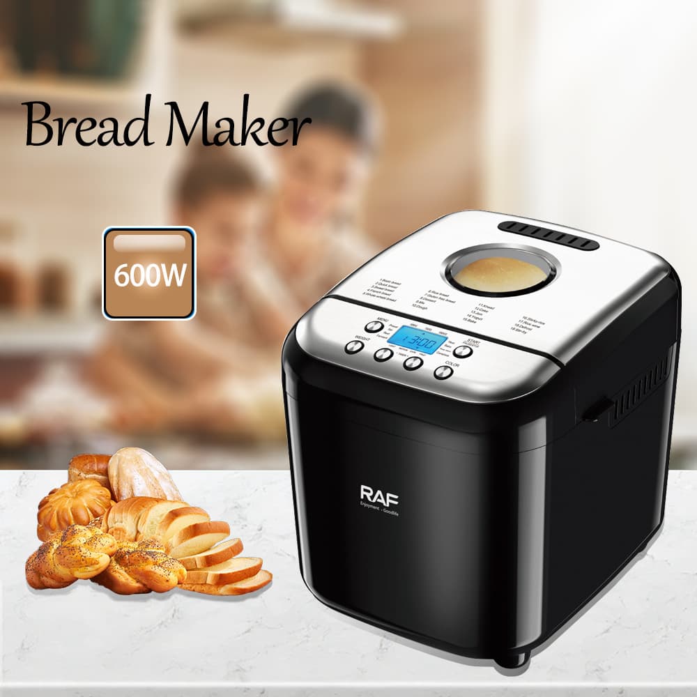 Cross-border EU Standard Multi-function Smart Bread Maker Automatic Kneading Fermentation Steamed Bun Machine Toaster Baking Cake Machine