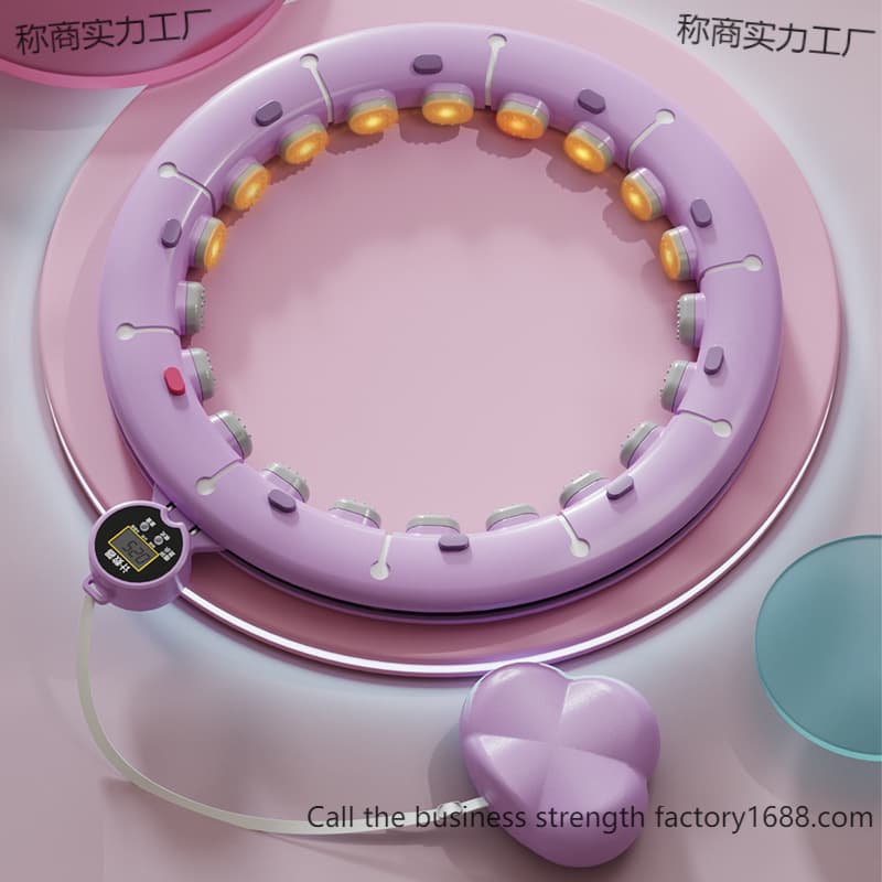 Smart Weighted Fitness Hula Hoop for Belly Slimming, Waist Toning, Sweating, and Fat Burning, Designed for Women