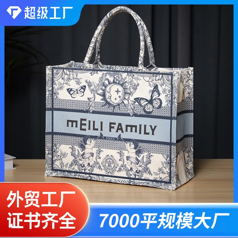 Canvas Bag Custom Canvas Tote Bag Canvas Handbag Custom Printed Logo Cotton Bag Custom Shopping Cloth Bag