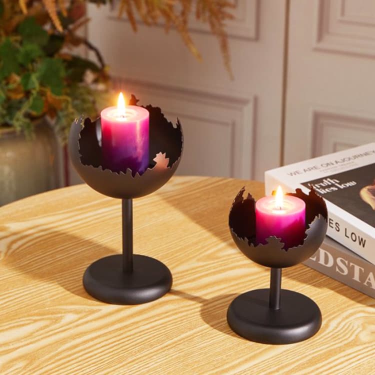American Style Metal Wedding Candlestick Romantic Aromatherapy Candle Holder Vintage Photography Prop Display Piece Candlestick