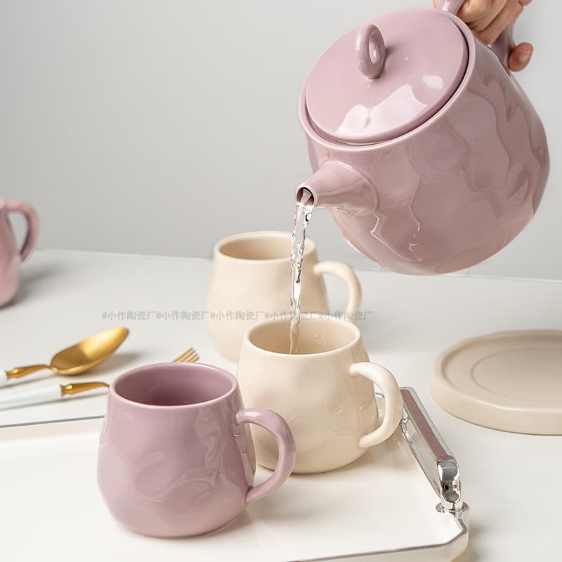 Living room guest drinking cups, water pitchers, household water sets with trays, large capacity, suitable for moving into a new home.