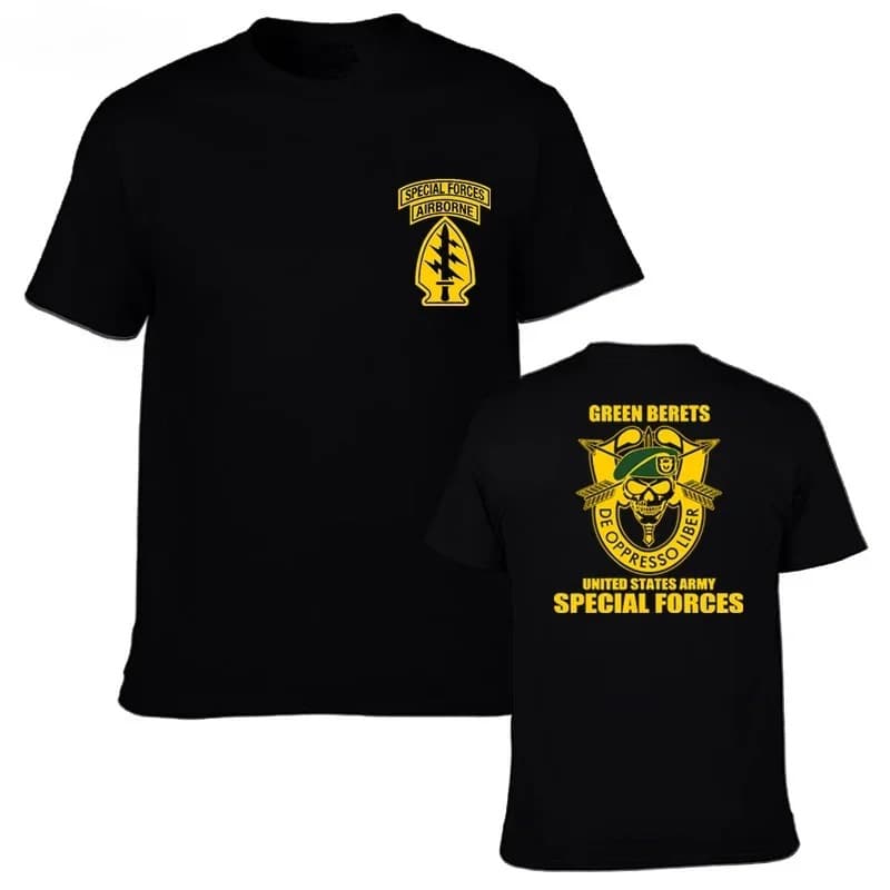 Setwear Special Forces Group Airborne Military T-shirt Men