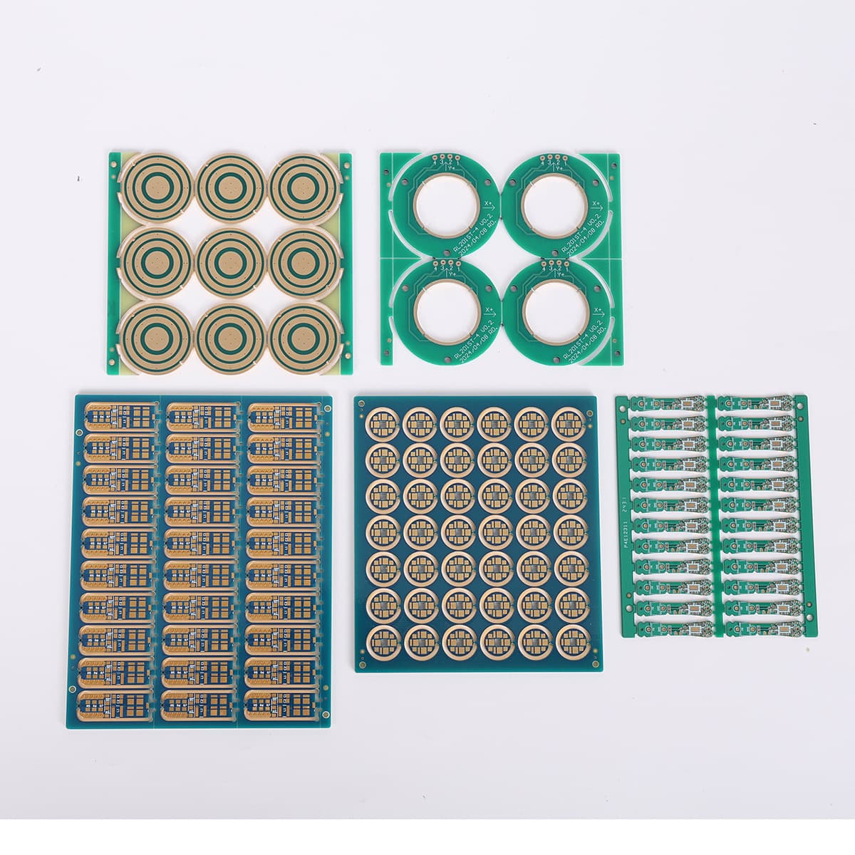 Double-Sided 4-Layer Metal Edged FR4 Circuit Board, 0.4/0.6/0.8/1.0/1.2/1.6/2.0mm Circuit Board