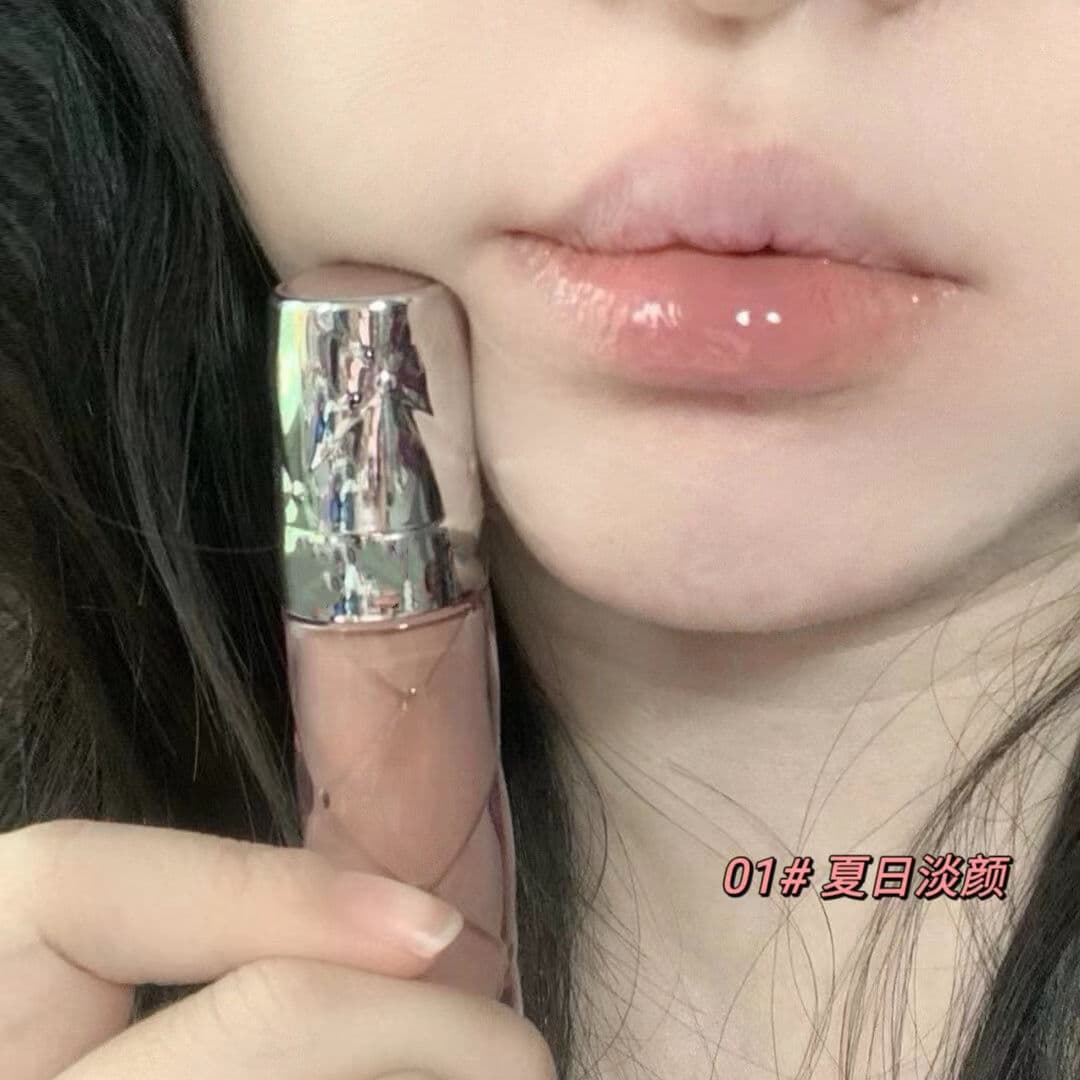 Glossy Lip Glaze Lipstick, Non-Stick Cup, Fade-Proof, Mirror Shine, Moisturizing, Natural Look, Brightening Lip Color, Wholesale for Cross-Border