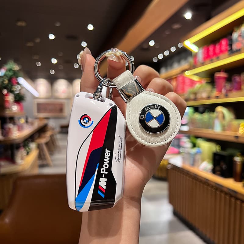 Suitable for 23 BMW key covers 7 Series 735li/740li/i7/IX all-inclusive new XM/X7 shell track buckle