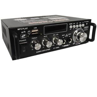 AV298 Home Outdoor Speaker Amplifier with TF Card and USB Dual-Channel Bluetooth Amplifier