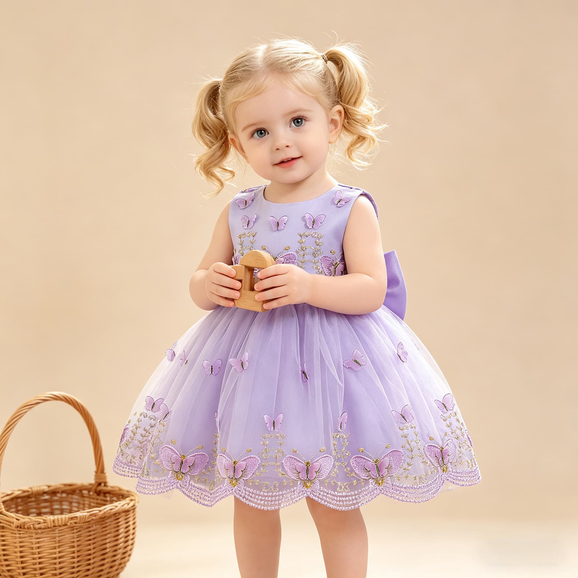 2026 Girls Summer Party Dress Wholesale Baby Toddler Gown Princess Dress Birthday Dress