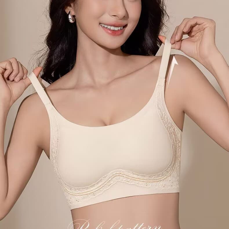 Bestseller vest bra integrated fixed cup underwear for women, plus-size comfortable push-up vest thin version sports back-beauty bra.