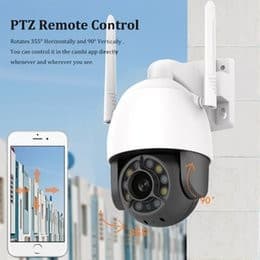 Factory direct supply of wireless PTZ camera surveillance cameras, WiFi-enabled, waterproof, 3MP graffiti camera.