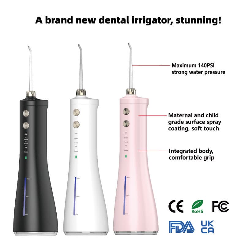 Portable Dental Water Flosser Electric Oral Irrigator for Tartar Removal