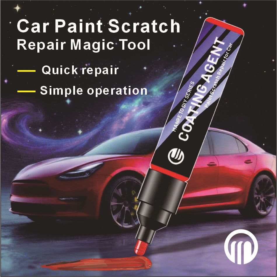 Cross-Border In-Stock Car Paint Scratch Repair Pen Universal Colors: Black, White, Pearl White for Paint Damage