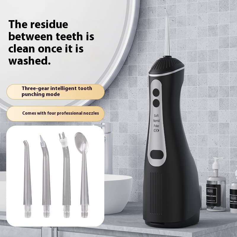 Cross-Border Electric Tooth Cleaning Machine Portable Oral Irrigator for Tartar Removal Handheld Home Water Flosser Cleaner