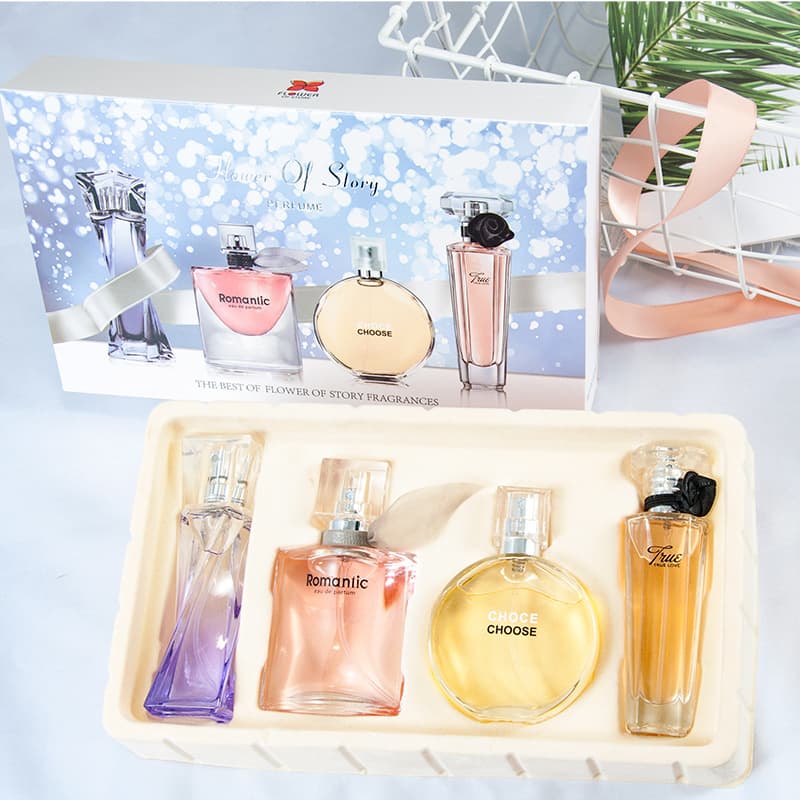 TK Cross-Border Bestseller, Flower Tale Women's Perfume Gift Box Set, Fresh Long-Lasting Light Fragrance, TikTok and Kuaishou Live Stream