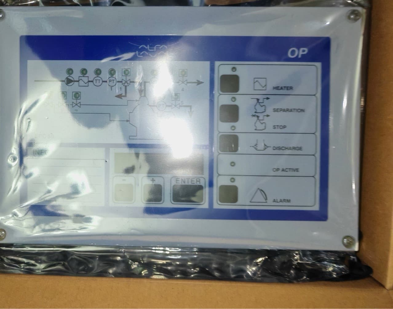 Negotiable ALFA LAVAL EPC50 OP plate OP front board 318 contact customer service