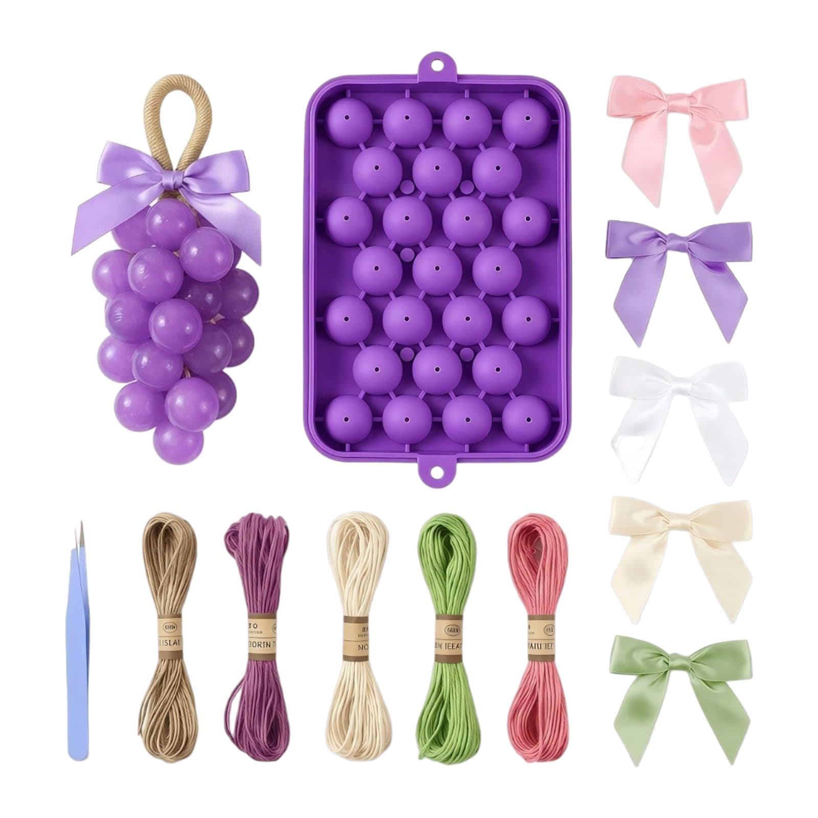 Grape Soap Mold DIY Grape Soap Making Kit Decorative Accessories for Gift Making