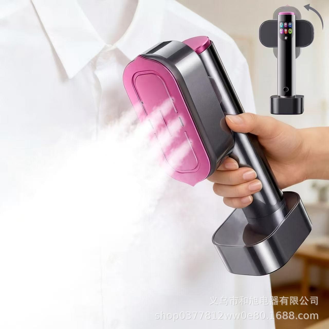 Handheld Steam Iron for Home Use, Small Portable Garment Steamer 2025 New Model, Powerful Steam for Wrinkle Removal