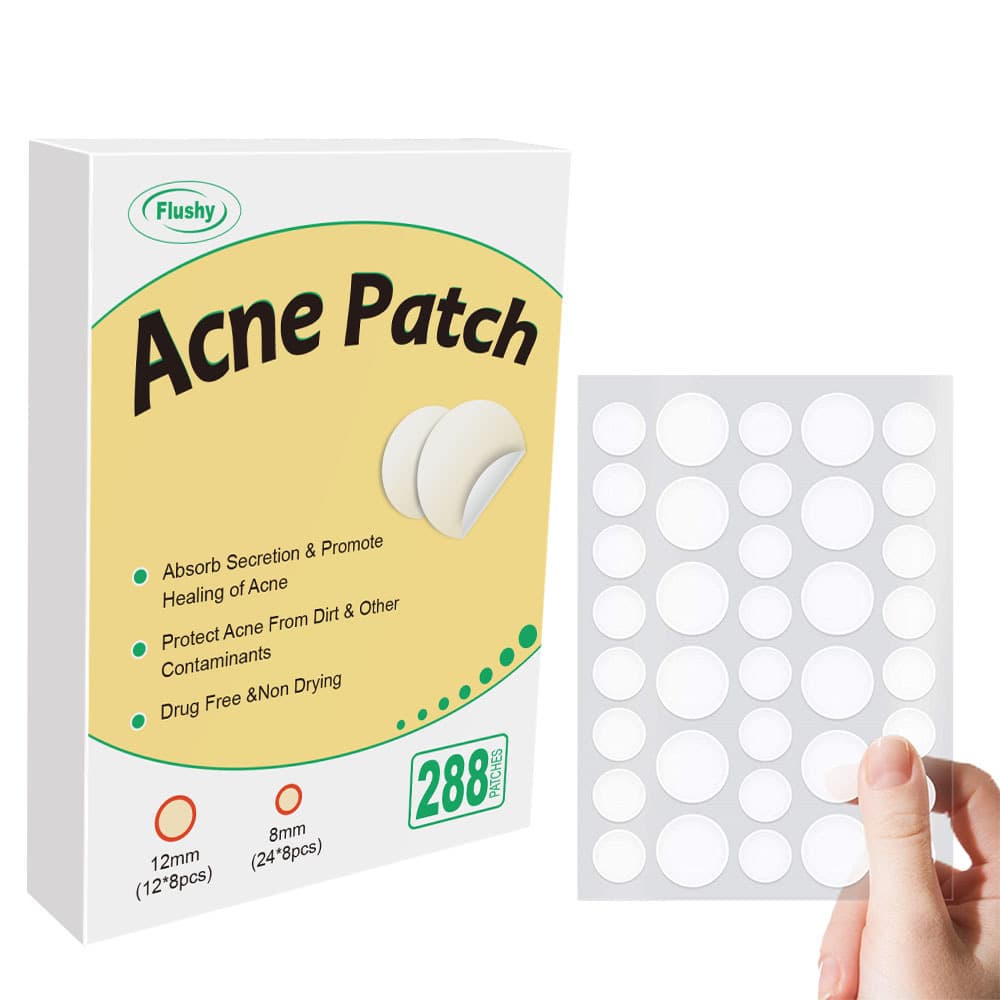 Cross-border acne patch covering concealer invisible film absorbs pus and fades acne marks male and female students acne clearing patch
