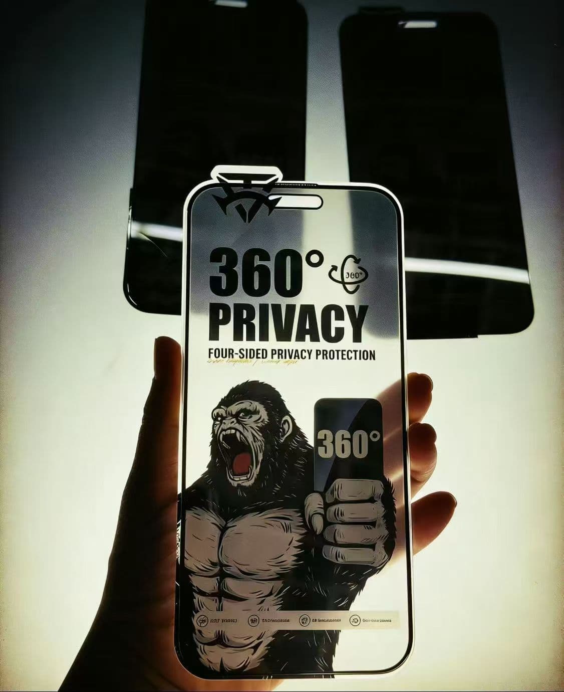 NK Gorilla 300C Compatible with Apple 16 PRO Large Arc 300C Tempered Glass Screen Protector 15 Gorilla Film 300C Large Arc Anti-Explosion Film