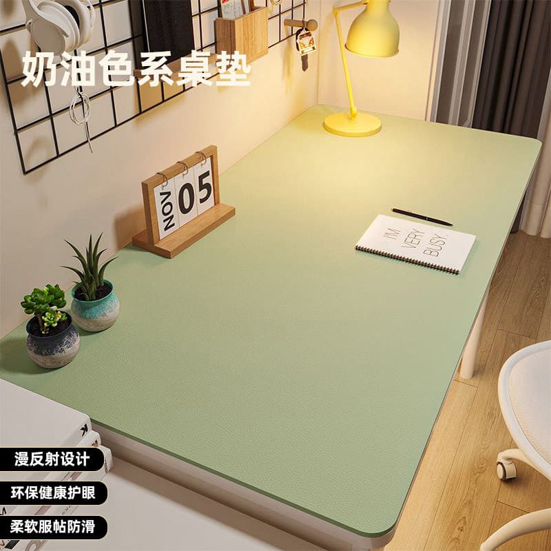 Eco-Friendly Eye Protection Desk Mat for Students, Computer Desk Mat, Anti-Slip Leather Coffee Table Mat, Waterproof and Oil-Proof Tablecloth