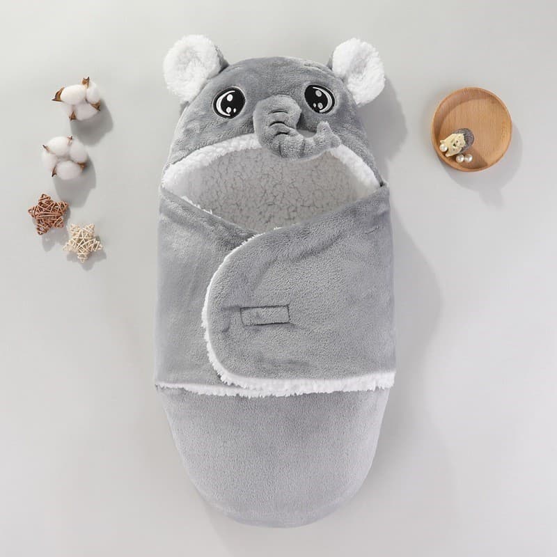 Swaddle Cross-Border Newborn Baby Wrap Blanket Autumn Winter Infant Swaddle Newborn Cartoon Wrap Delivery Room Wrap Blanket