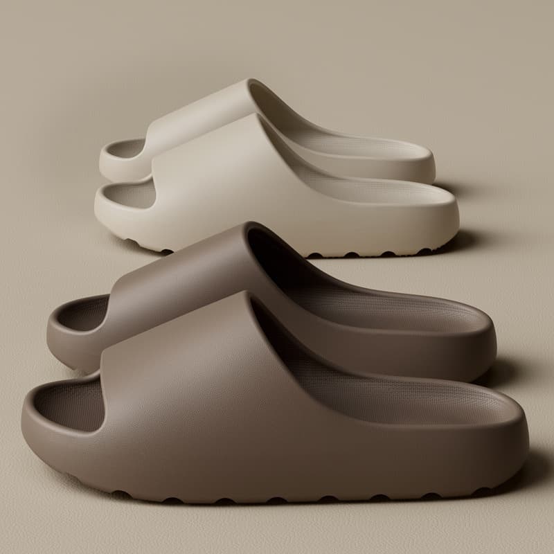 Men's Thick Sole Home Slippers Summer Bathroom Shower Indoor Outdoor EVA Portable Bath Slippers Women