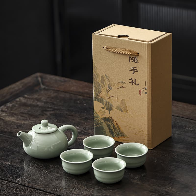 Opening Event Gifts for Clients Employees Impromptu Gift High-end Practical Business Gift Box Souvenir Ge Kiln Set