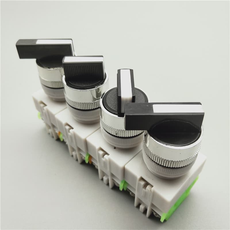 LAY37-11X2 two-position/20X3 three-position selector rotary switch with self-locking/reset 22MM