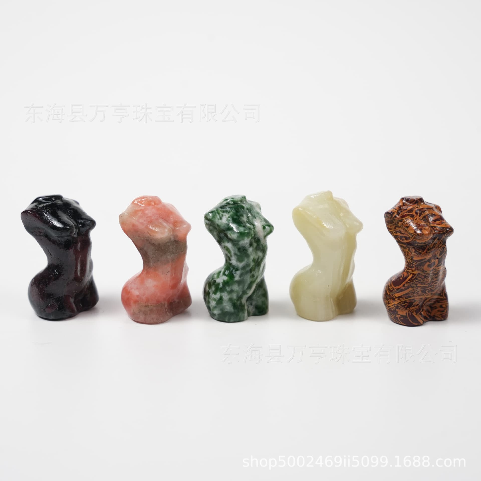 3cm Crystal Female Model Natural Semi-Precious Stone Crystal Female Body Carving Cross-Border