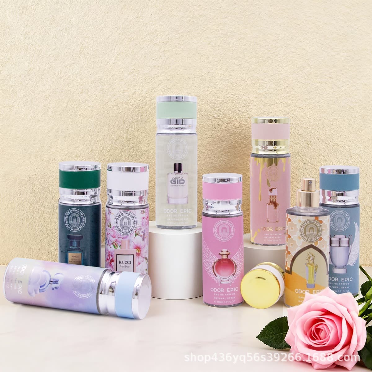 Cross-border Perfume 110ml Body Fragrance Spray Long-lasting Women's Arabian Perfume Hot-selling Body Spray for Export
