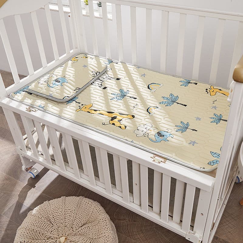 Baby Latex Cooling Mat Washable Kindergarten Nap Ice Silk Breathable Children Newborn Infant Stroller Cooling Mat