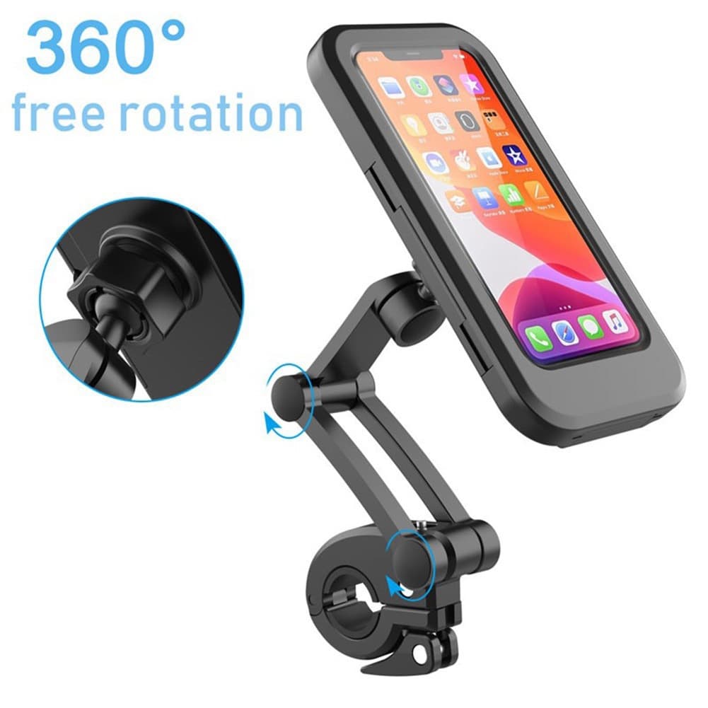 New Motorcycle Phone Mount Delivery Navigation Bicycle Handlebar Waterproof Holder