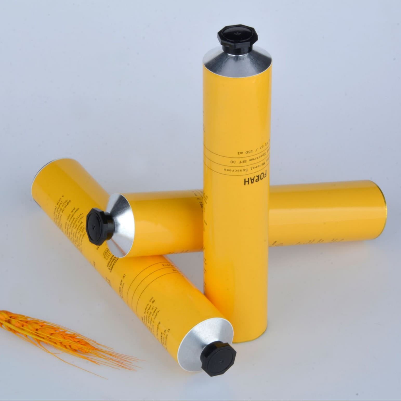 100g hand cream aluminum tube packaging with octagonal caps, hand cream aluminum tube materials, and medicinal aluminum tube packaging.