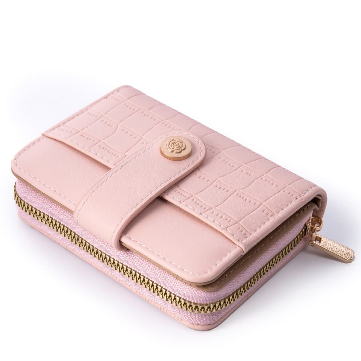 Spot cross-border large-capacity PU short women's wallet coin pocket wallet girl gift bag student bag storage